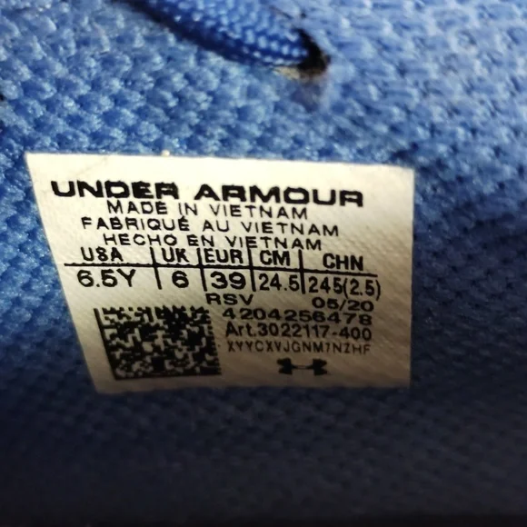 Nike 3Zero Kids Blue Athletic Sneakers - Picture 12 of 12
